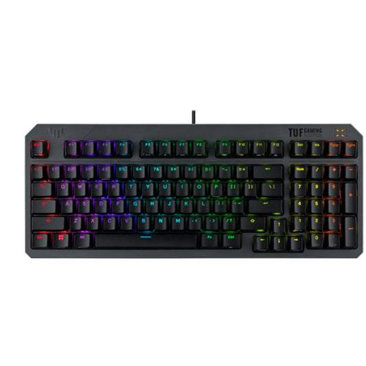 ASUS TUF Gaming K3 Gen II Optical-Mechanical RGB Keyboard, IP57 Waterproof  Dust Resistance, Compact 97-key Layout, Silicone Gasket Mount