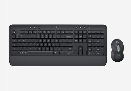 Logitech MK650 Wireless Keyboard  Mouse - Graphite for Business