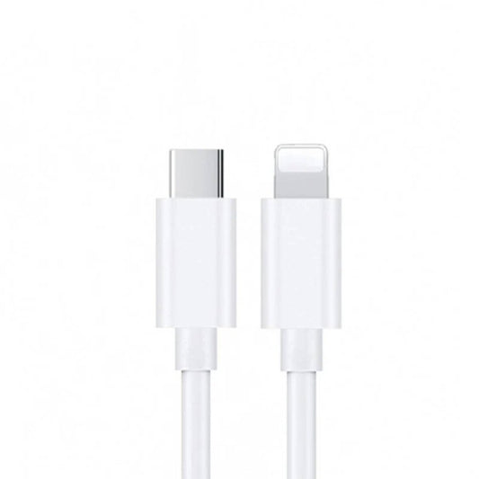 USP Lightning to USB-C Cable (1M) White - Safe & Fast 2.4A Fast Charging