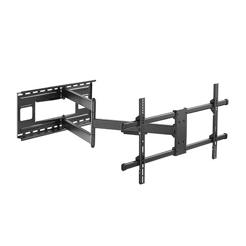 Brateck Extra Long Arm Full-Motion TV Wall Mount For Most 43"-80" Flat Panel TVs Up to 50kg, 1015x885x430mm, Fine Texture Black (LS)