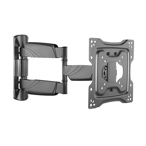 Brateck Elegant Full-Motion TV Wall Mount For 23"-42" up to 35KG, VESA Compatible: 75x75,100x100,200x100,200x200, Fine Texture Black