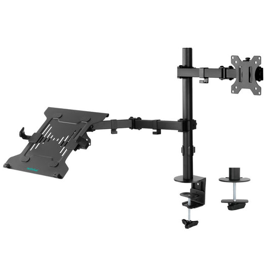 mbeat® activiva ErgoLife Dual Monitor Screen Double Joint Monitor Arm  is a versatile and economical solution for dual 13”-32” screens