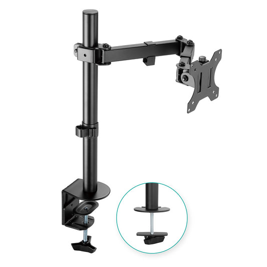 mbeat® activiva ErgoLife Single Monitor Screen Double Joint Monitor Arm Fit Screen Screen:13""- 32"" Detachable VESA Net Weight3kg