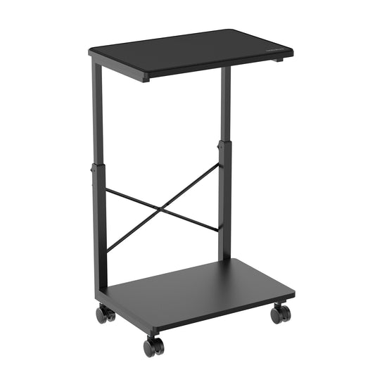 mbeat® activiva Height Adjustable PC  Printer Storage Stand Black Adjustable Shelf Height: 55/60/65/70/75/80/85cm Package Weight: 8.10kg