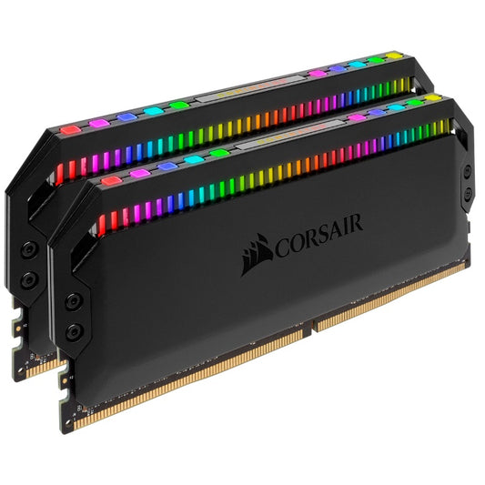 (LS)Corsair Dominator Platinum RGB 16GB (2x8GB) DDR4 3600MHz CL18 DIMM Unbuffered 18-19-19-39 XMP 2.0 Black Heatspreader 1.35V Desktop PC Gaming