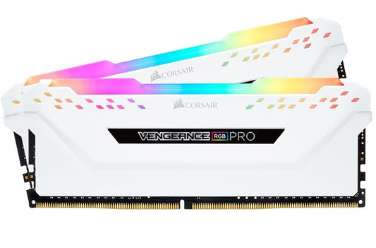 (LS)Corsair Vengeance RGB PRO 32GB (2x16GB) DDR4 3200MHz C16 Desktop Gaming Memory White