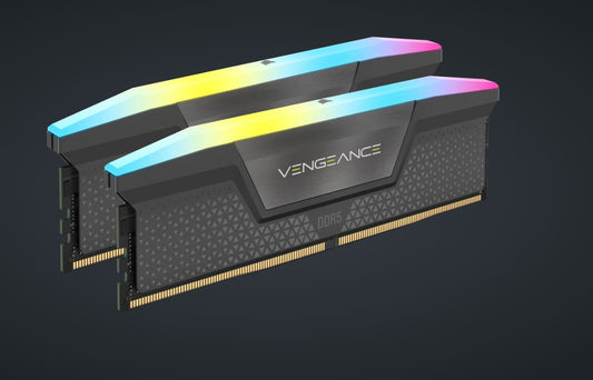 Corsair Vengeance RGB 32GB (2x16GB) DDR5 DRAM 6400MT/s CL32 AMD EXPO  Intel XMP Memory Kit