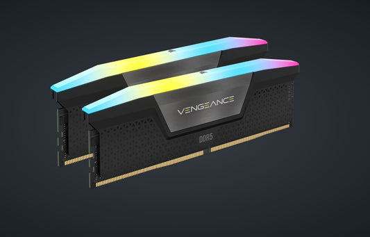 Corsair Vengeance RGB 96GB (2x48GB) DDR5 DRAM 6000MT/s CL30 AMD EXPO  Intel XMP Memory Kit