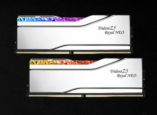 G.SKILL F5-6000J2836G32GX2-TR5NS 64GB (2 x 32GB)/ AMD EXPO/ DDR5 6000 MT/s/Timings 28-36-36-96/Voltage 1.40V/ TZ5 Royal Neo S