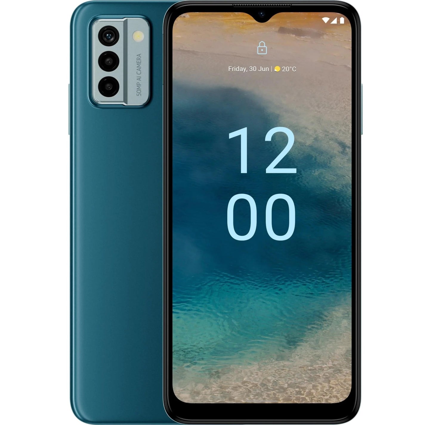 Nokia G22 4G 128GB - Lagoon Blue (101S0609H077)*AU STOCK*, 6.52", HD+, 90Hz, 4GB+2GB(Virtual RAM)/128GB, 50MP/8MP, Dual SIM, 5050mAh, 2 Years Warranty