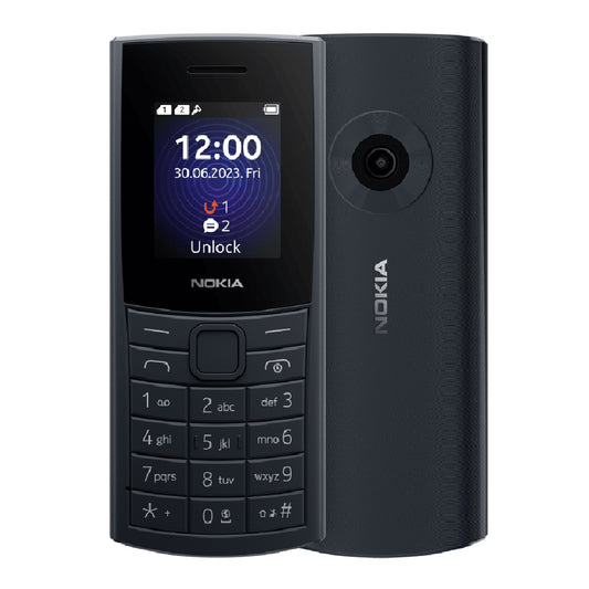 Nokia 110 4G 128MB - Midnight Blue (1GF018NPE1L01)*AU STOCK*, 1.8", 48MB/128MB, Dual SIM, 1450mAh, 2 Years Warranty