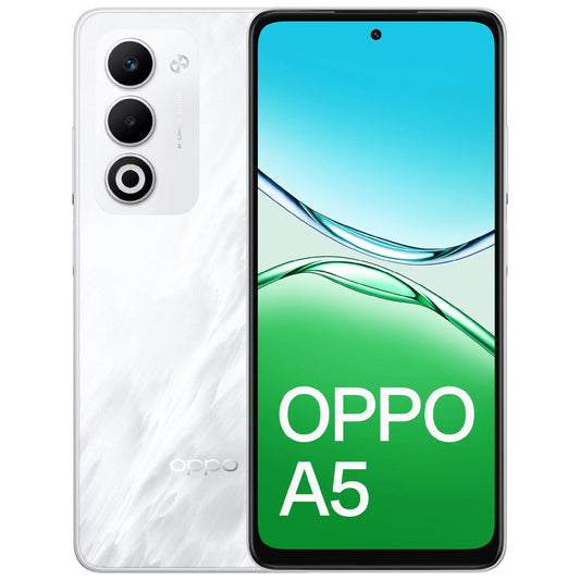 OPPO A5 4G 128GB - Mist White (CPH2727AU WHITE)*AU STOCK*, 6.67", HD+, 120Hz, 6GB/128GB, 50MP/5MP, Dual SIM, 6000mAh,IP65, 2 Years Warranty