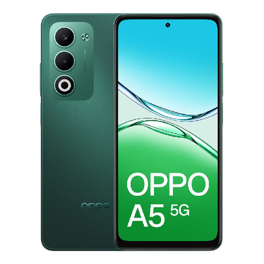 OPPO A5 5G 128GB - Aurora Green (CPH2735AU Green)*AU STOCK*, 6.67", HD+, 120Hz, 4GB/128GB, 50MP/8MP, Dual SIM, 6000mAh,IP65, 2 Years Warranty