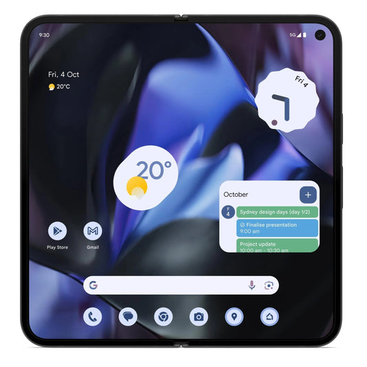 Google Pixel 9 Pro Fold 5G 512GB - Obsidian (GA05799-US)*AU STOCK*, 8.0", OLED, 120Hz, 16GB/512GB, 48MP/10MP, Single SIM + eSIM,4657mAh,2 Years Warran