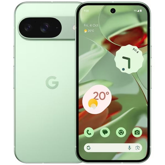 Google Pixel 9 5G 256GB - Winter Green (GA05844-CA),*AU STOCK*,6.3" , OLED, 120Hz, 12GB/256GB, 50MP/10.5MP, Dual Sim + eSIM, 4700mAH, 2 Years Warranty