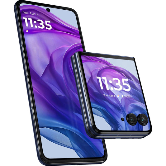 Motorola RAZR 50 Ultra 5G 512GB - Midnight Blue,6.9",Full HD+,512GB Memory,12GB RAM,50MP/32MP,Dual SIM,Next Gen AI ,,4000mAh Battery,2 Years Warranty