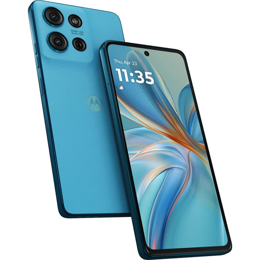 Motorola G75 5G 256GB With Moto Buds-Aqua Blue,*AU STOCK*6.8",Full HD+120Hz,8GB/256GB,Dual SIM,50MP/16MP,Water Protection,5000mAh,2Year Warranty