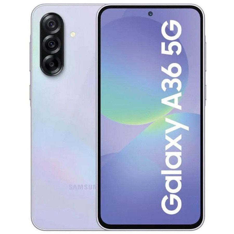 Samsung Galaxy A36 5G 128GB - Awesome Lavender *AU STOCK*, 6.7", Full HD+,120Hz, 6GB/128GB, 50MP/12MP, Single+ eSIM, 5000mAh, 2 Years Warranty