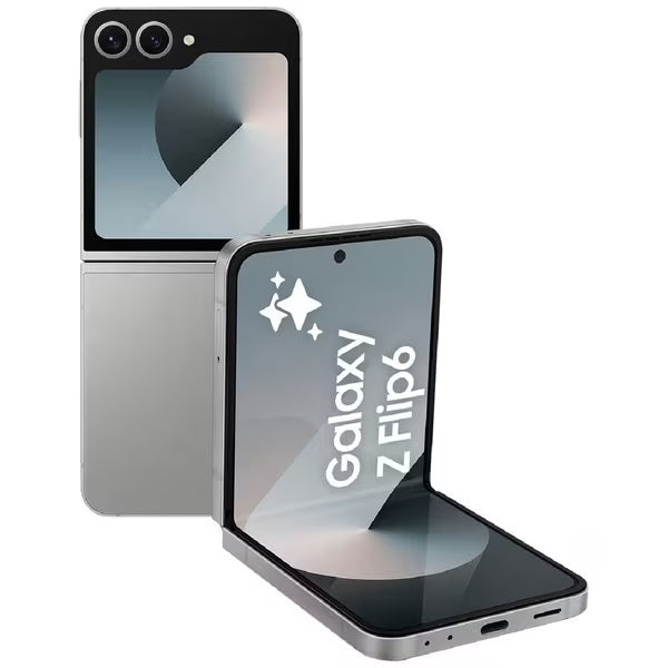 Samsung Galaxy Z Flip6 5G 512GB - Silver Shadow*AU STOCK*, 6.7", Full HD+, 120Hz, 12GB/512GB, 50MP/10MP, Single SIM + eSIM, 4000mAh, 2 Years Warranty