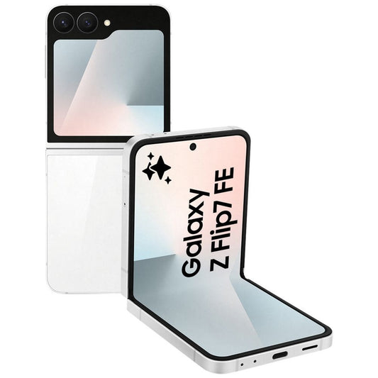 Samsung Galaxy Z Flip7 FE 5G 256GB - White*AU STOCK*, 6.7", Full HD+, 120Hz, 8GB/256GB, 50MP/10MP, Single + eSIM, 4000mAh, 2 Years Warranty
