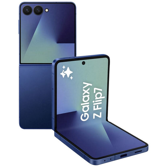 Samsung Galaxy Z Flip7 5G 512GB - Blue Shadow*AU STOCK*, 6.9", Full HD+, 120Hz, 12GB/512GB, 50MP/10MP, Single SIM + eSIM, 4000mAh, 2 Years Warranty