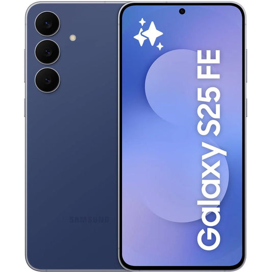Samsung Galaxy S25 FE 5G 256GB - Navy *AU STOCK*, 6.7", Full HD+, 120Hz, 8GB/256GB, 50MP/12MP, Single+ eSIM, AI, 4900mAh, 2 Years Warranty