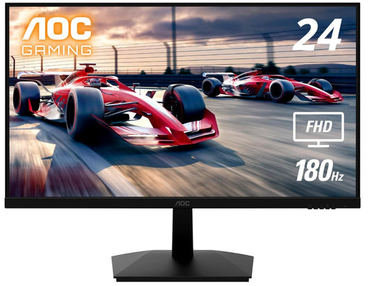 AOC 23.8" 24G15N 180hz, 1ms, FHD 1080,  HDR Mode, AdaptiveSync VA, 300 Cd/m2, HDMI 2.0, Display Port 1.4. Gaming Monitor (LS)