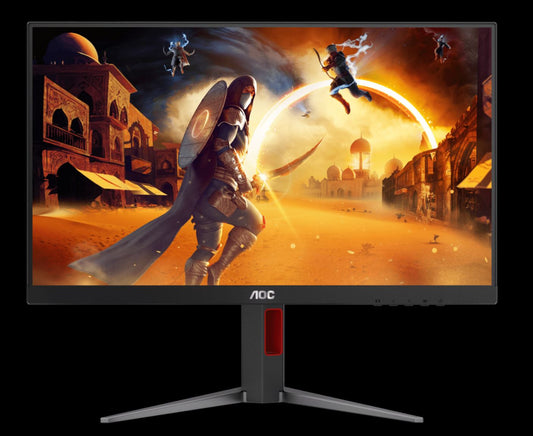 AOC 23.8" IPS, FHD 1080, Adaptive Sync,1ms, 180Hz , HDR10, 1x HDMI 2.0, 1x DP 1.4, Borderless, Height Adjustable Stand, VESA 100X100mm(LS)