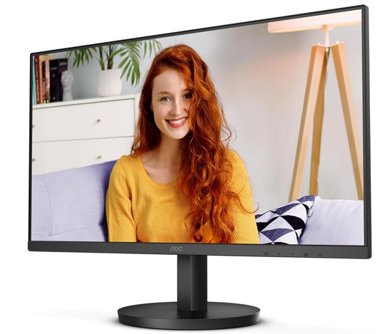 AOC 27" IPS, 120Hz, 250cd/m2,  Full HD 1920 ×1080  2w Speakers, 3-Way Frameless Slim HDMI, VGA Tilt Low Blue, Flicker Free, VESA 100, Office Monitor