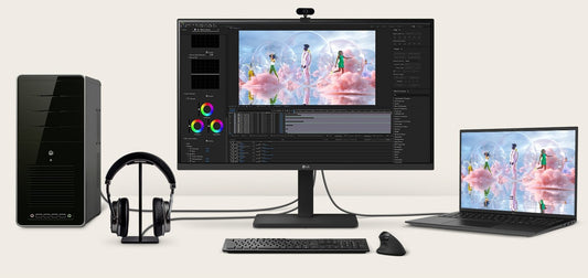 LG 27" IPS FHD 1920 x 1080, 100Hz 5ms, AMD FreeSync 16:9 Tilt/Height/Swivel/Pivot (Bi-direction) adjustable stand, 3yrs Monitor