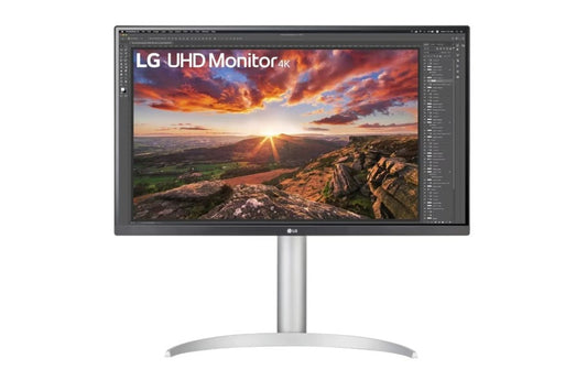 LG 27" IPS 5ms 4K UHD HDR400 FreeSync, Borderless Monitor w/ArcLine HAS - HDMI,DP, USB Type-C 96w, Speaker, VESA 100, Height Adjust, Business Monitor