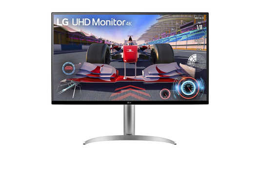 LG 31.5" UHD 4K HDR Monitor, VA panel, 3840x2160, 144Hz, 4ms, 400 nits, DCI-P3 90%, Tilt/Height/Pivot adjustable