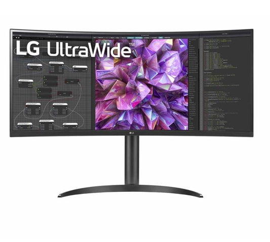 (LS)LG 34" IPS QHD 34WQ75C Ultra-Wide QHD Curved 3440x1440 1000R 5ms HDR10 sRGB IPS DP HDMI USB-C 90w PD LAN VESA Tilt Height Range Monitor