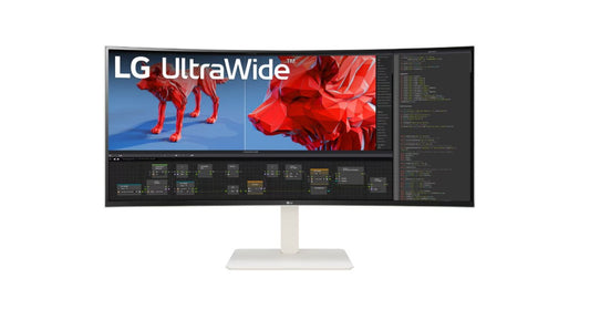 LG 38" Curved Ultra Wide QHD+ (3840x1600) 144Hz, IPS, 1ms, 2x USB Type-C (90w PD), HDR600 , HDMI, 4xUSB 3.0, RJ45, HAJ, Speakers, Professional Monitor