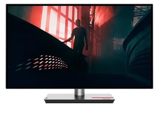 LENOVO ThinkVision P27h-30 27" 60Hz QHD 100Hz IPS Monitor 2560x1440 4ms 16:9 Tilt Swivel Pivot Height Adjustable HDMI DP USB Audio Out VESA 3yrs