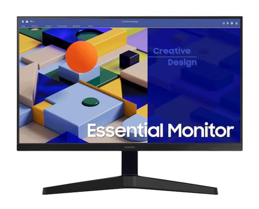 Samsung 24" S31 Essentia FHD Monitor 1920 x1080 75Hz 16:9 250cd/m2 IPS HDMI D-Sub Tilt VESA 100:100mm Viewing Angle Eye Saver  Game Picture Black