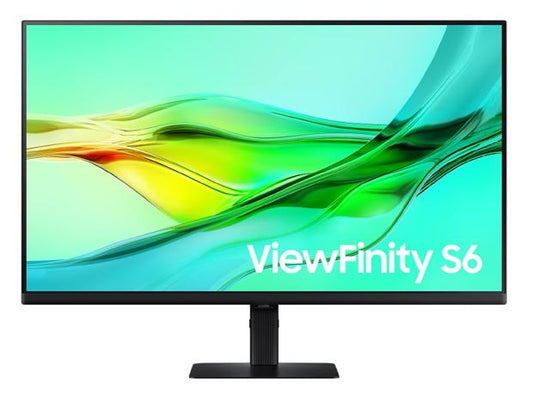 Samsung 32" ViewFinity S60UD QHD 2560x1440 16:9 1000R 5ms IPS DP HDMI Headphone USB-C Ethernet LAN HAS Tilt Swivel Pivot VESA Built-in KVM Switch