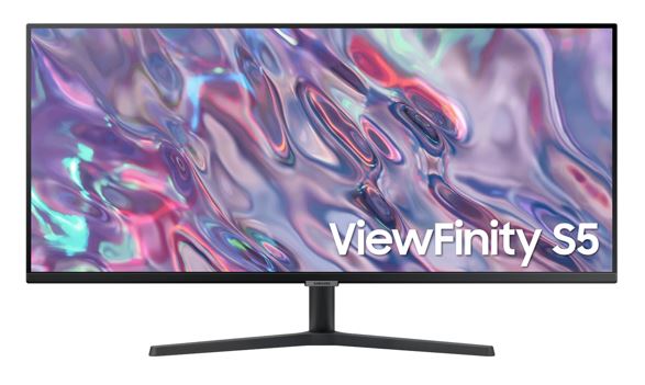 Samsung 34" ViewFinity S50GC UWQHD Ultra-Wide 3000:1 100Hz 3440x1440 21:9 5ms 250 cd/? HDR10 VA DP 2xHDMI Headphone Tilt Adjustable VESA Black 3Y WTY