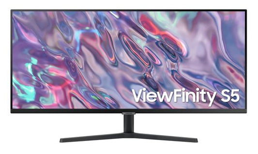 Samsung 34" ViewFinity S50GC UWQHD Ultra-Wide 3000:1 100Hz 3440x1440 21:9 5ms 250 cd/? HDR10 VA DP 2xHDMI Headphone Tilt Adjustable VESA Black 3Y WTY