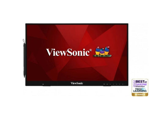 ViewSonic 24” ID2465 Touch Monitor with MPP 2.0 Active Pen, 10 Point Touch, Teach  Learning Award, Education, Retail, Commercial