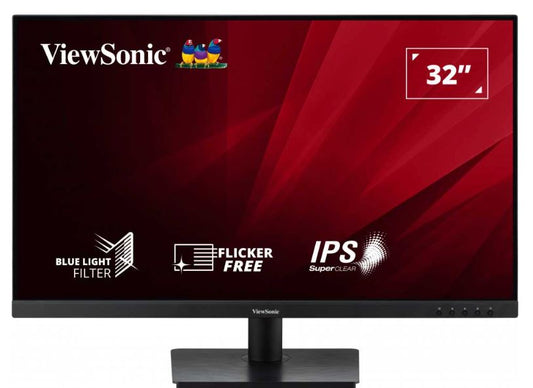 ViewSonic 32” VA3209U-2K 2K QHD, USB-C, SuperClear IPS, HDR10, Speakers, HDMI x 2, DP X 1, VESA 100x100 Borderless, Business Monitor (LS)