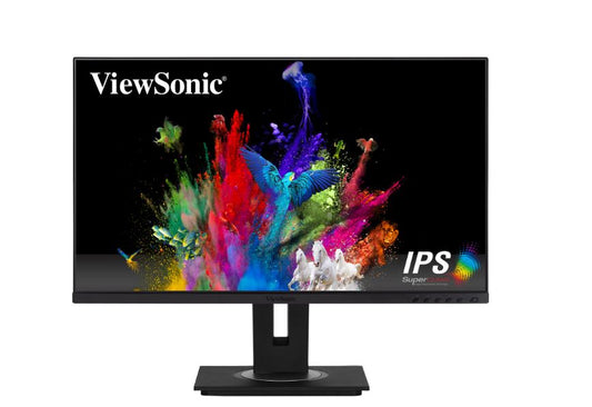 ViewSonic 24" Business Pro USB-C, Daisy Chain, USB Dock 60w, SuperClear IPS. RJ45, HDMI, DP, 5ms, FHD, HAS, Advance Replacement Monitor(LS)