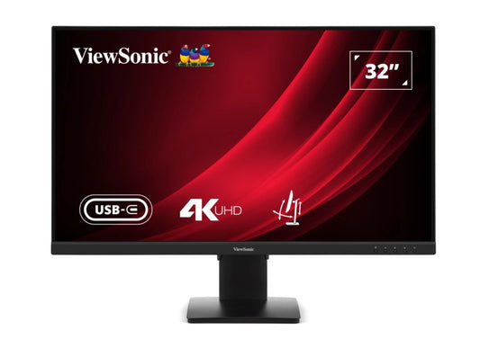 ViewSonic 32" VG 4K SuperClear IPS, USB-C, DP, Height Adjust,  3y Advance Replacement, Business Pro Monitor
