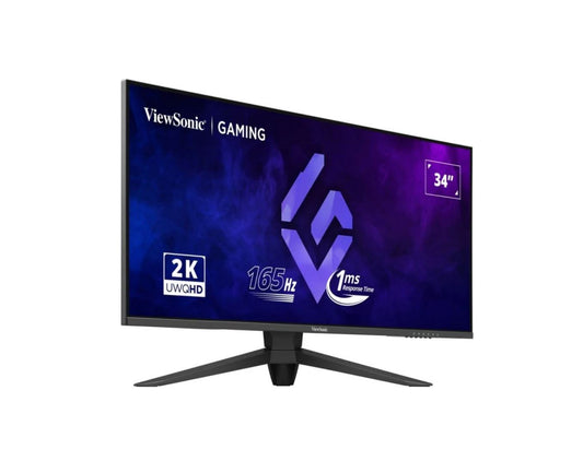 ViewSonic 34” IPS UWQHD 3440x1440, 165Hz, 1ms, HDR10,  21:9,Ultra Wide, SuperClear IPS, Office Gaming Monitor MNV-VX3480-2K-PRO (LS)