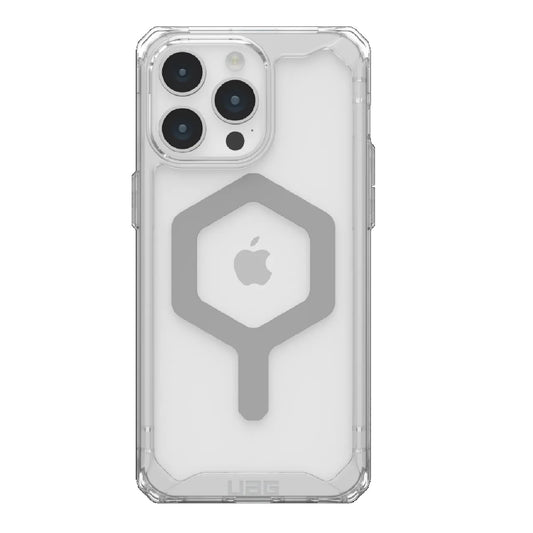 UAG Plyo MagSafe Apple iPhone 15 Pro Max (6.7") Rugged Case - Ice/Silver(114305114333),16ft. Drop Protection (4.8M), 10 Years Warranty