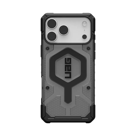 UAG Pathfinder Clear MagSafe Apple iPhone 17 Pro Max (6.9") Rugged Case - Ash/Black (114552113140), 18ft. Drop Protection (5.4M), 10 Years Warranty