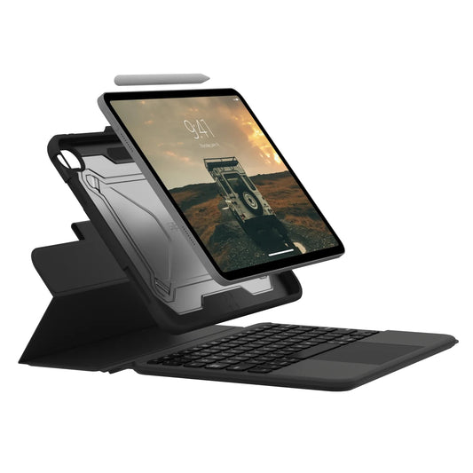 UAG Apple iPad (11.0") 11th Gen (A16) / iPad 10th Gen (10.9") Bluetooth Keyboard with Trackpad  Backlit Keys Rugged Case-Black /Ash - 1 Year Warranty
