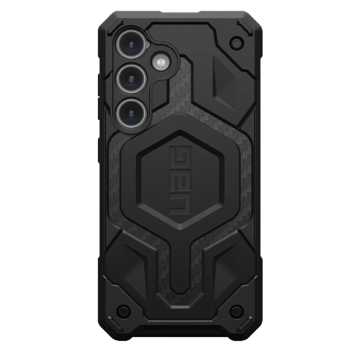 UAG Monarch Pro Magnetic Samsung Galaxy S24 5G (6.2") Rugged Case - Carbon Fiber (214412114242), 25ft. Drop Protection (7.6M), 10 Years Warranty