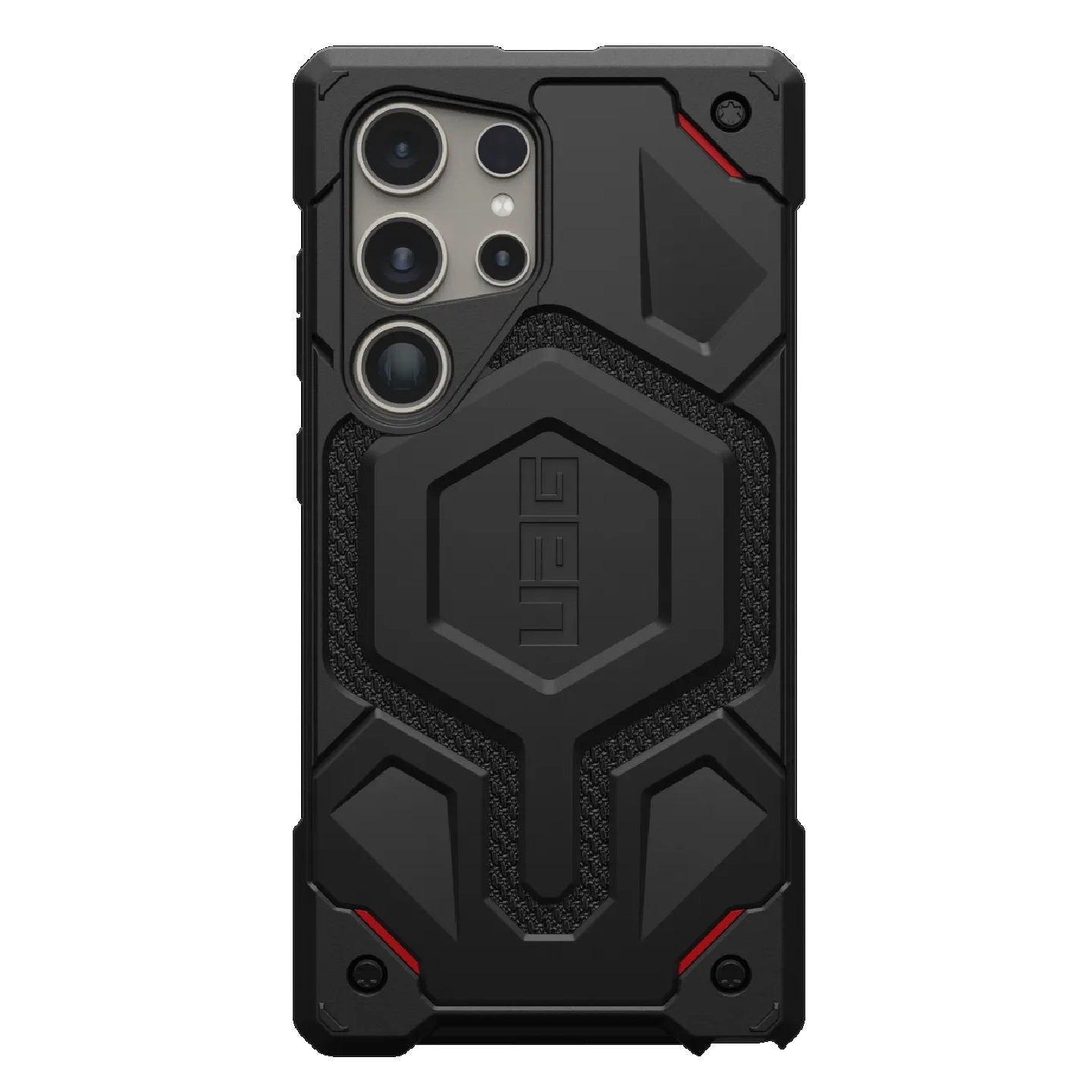 UAG Monarch Kevlar Samsung Galaxy S24 Ultra 5G (6.8") Rugged Case - Black (214415113940), 20 ft. Drop Protection(6M),Multiple Layers,10 Years Warranty
