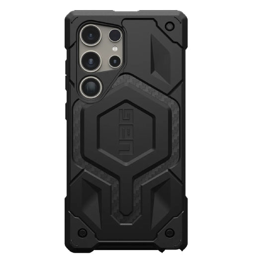 UAG Monarch Pro Magnetic Samsung Galaxy S24 Ultra 5G (6.8") Rugged Case - Carbon Fiber (214416114242), 10 Years Warranty